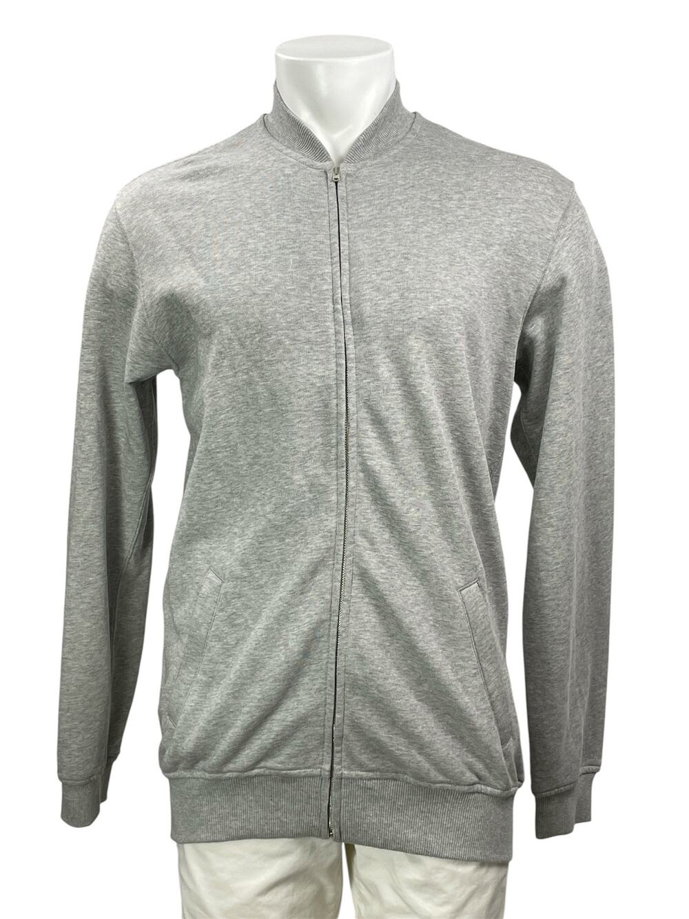 Comme Des Garcons x KAWS Men's Gray Graphic Zip Up Sweatshirt Jacket Size XL